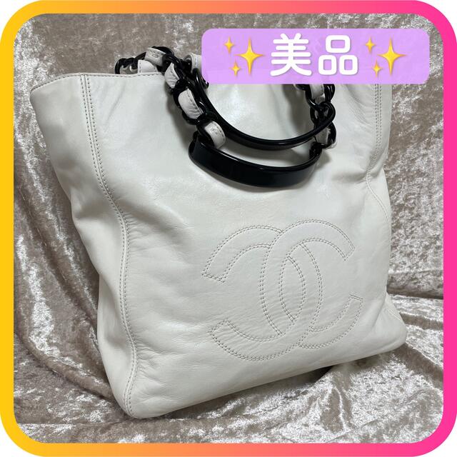 ブランド 新品 【ヴィンテージ美品✨正規品】シャネル デカココ プラ