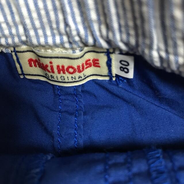 mikihouse(ミキハウス)のミキハウス　ハーフパンツ キッズ/ベビー/マタニティのベビー服(~85cm)(パンツ)の商品写真