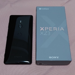 エクスペリア(Xperia)のSONY Xperia XZ3 801SO ブラック SO-01L SOV39(スマートフォン本体)