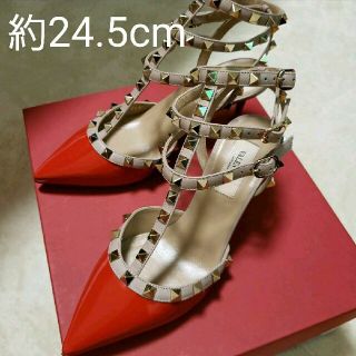 ネイビーシー ロックスタッズストラップパンプス 65MM | www