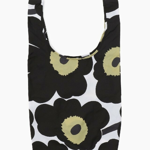 marimekko(マリメッコ)の【新品】marimekko マリメッコ　エコバッグ　黒×白　トート レディースのバッグ(エコバッグ)の商品写真