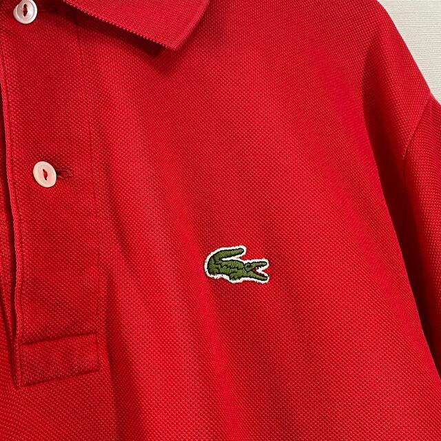 LACOSTE(ラコステ)の希少 古着 70s〜80s ラコステ ポロシャツ L スペイン製 フランス企画 メンズのトップス(ポロシャツ)の商品写真