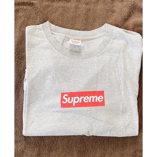 Supreme BOX LOGO TEE  20th ボックスロゴ LサイズTシャツ/カットソー(七分/長袖)