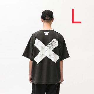 ダブルタップス(W)taps)の新品 22SS WTAPS CROSS SS COTTON Tシャツ L 黒(Tシャツ/カットソー(半袖/袖なし))