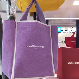 ディーンアンドデルーカ(DEAN & DELUCA)の新色 DEAN & DELUCA 新発売 紫 ミニトート バンコク限定(トートバッグ)