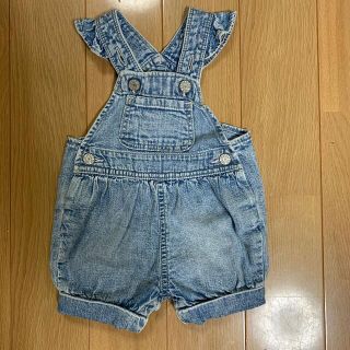 ベビーギャップ(babyGAP)のbabyGAP オーバーオール　サロペット　50サイズ(ロンパース)