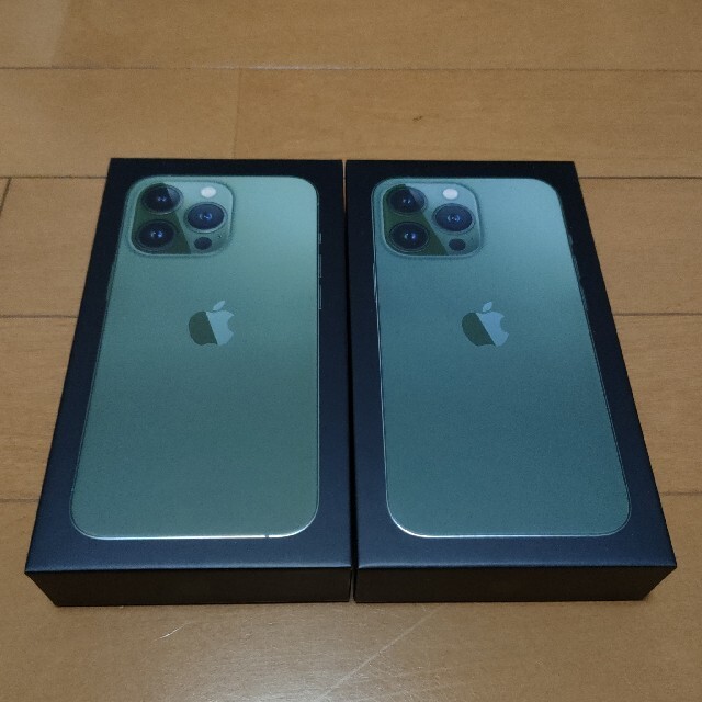 2台セット iPhone13 pro 128GB simフリー green 緑