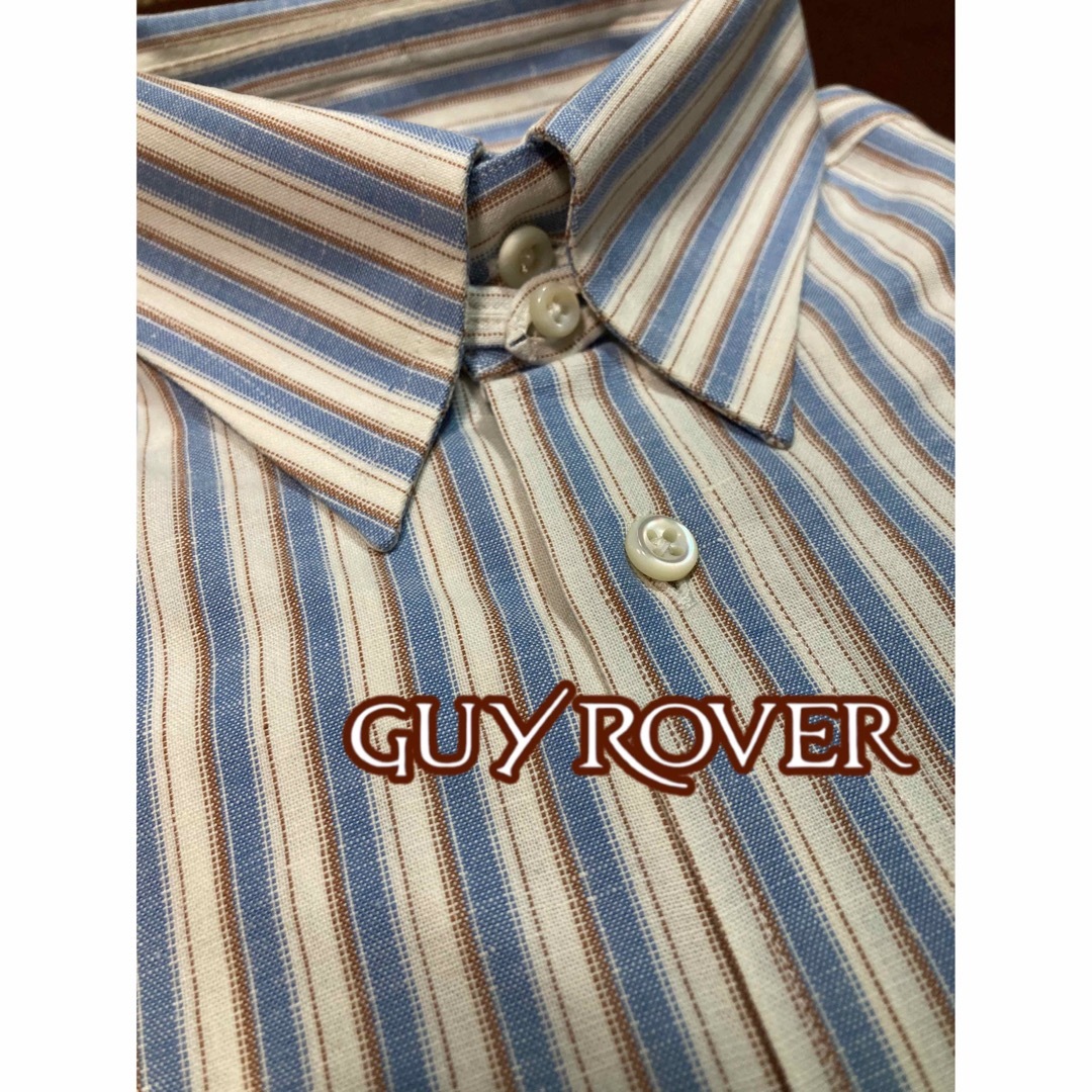 美品】GUY ROVER/ギローバー/BEAMS別注/タブカラー/スカイブルー