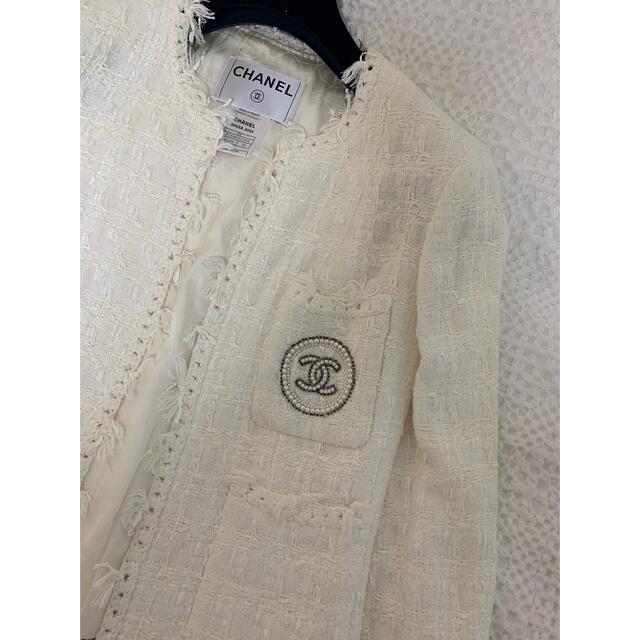 単品購入可 極美品♡ CHANEL ココマーク ツイード ジャケット 34