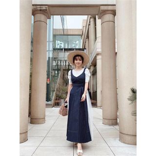 エイミーイストワール(eimy istoire)のeimyistoire Charme Denim Dress デニムワンピース(ロングワンピース/マキシワンピース)