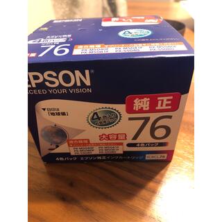 エプソン(EPSON)のEPSON  インクカートリッジ IC4CL76 4色　送料込み8,000円(PC周辺機器)