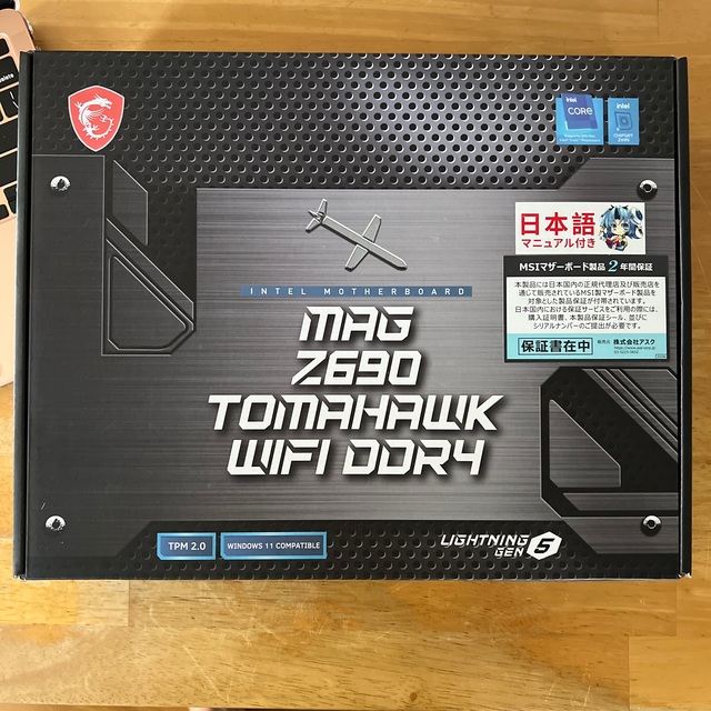 MAG Z690 TOMAHAWK WIFI DDR4＋corei3 12100