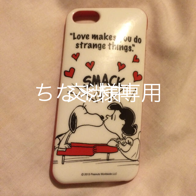 SNOOPY(スヌーピー)のiPhone5s用カバー  スヌーピー スマホ/家電/カメラのスマホアクセサリー(iPhoneケース)の商品写真