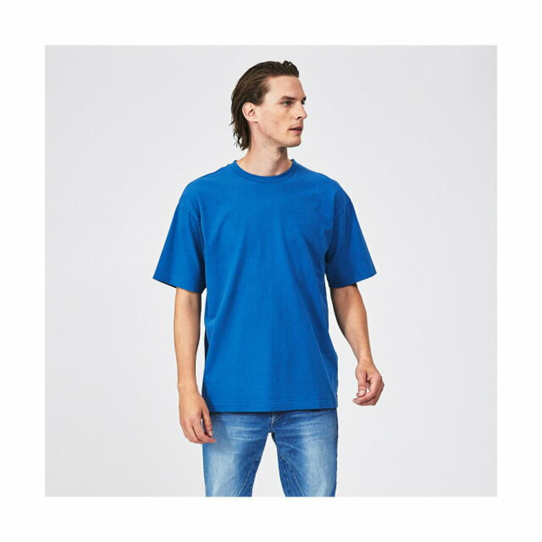 5351 POUR LES HOMMES(ゴーサンゴーイチプールオム)の【ブルー】【5/】ウォッシュド コットンTシャツ その他のその他(その他)の商品写真