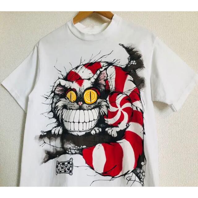 90s チェシャ猫 不思議の国のアリス ANDAZIA Tシャツ