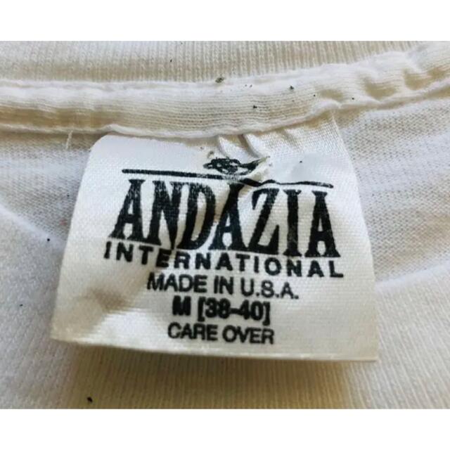 【難あり】 90s チェシャ猫 不思議の国のアリス ANDAZIA Tシャツ