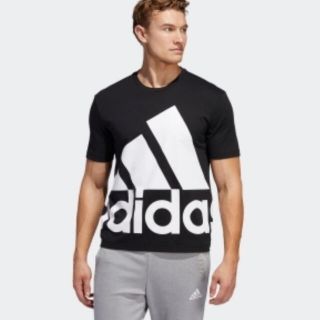 アディダス(adidas)のadidas アディダス ビッグロゴ Tシャツ SIZE M ブラック(Tシャツ/カットソー(半袖/袖なし))