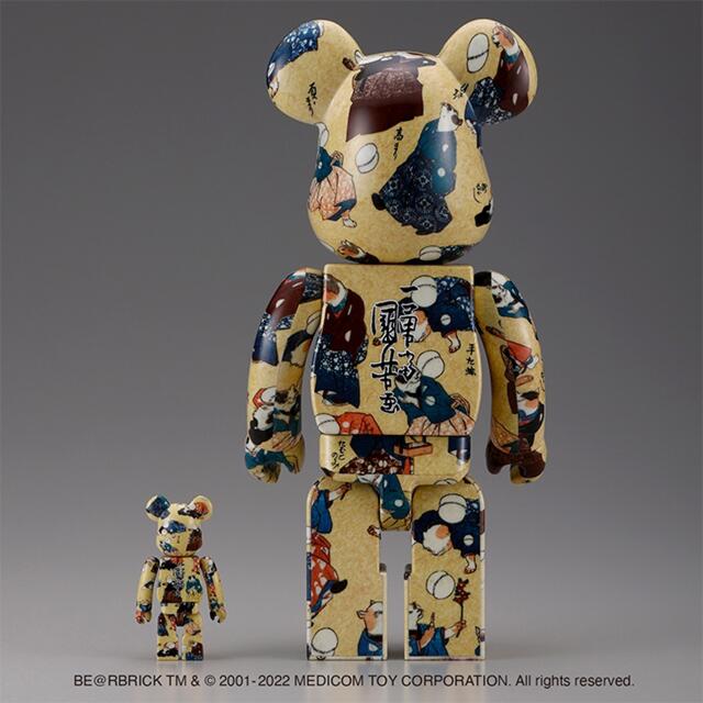 BE@RBRICK 歌川国芳 流行猫の曲鞠 100%&400%