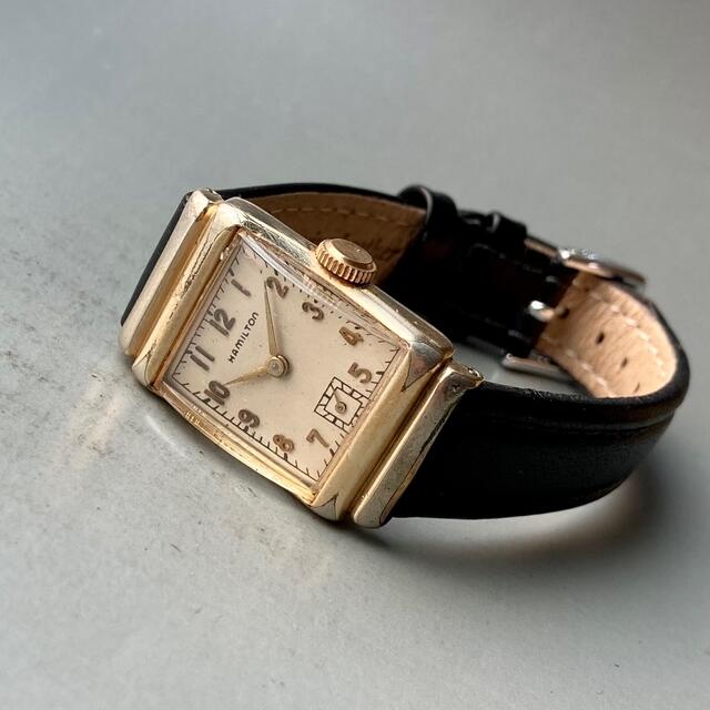 【動作良好】ハミルトン アンティーク 腕時計 1947年 手巻き メンズ