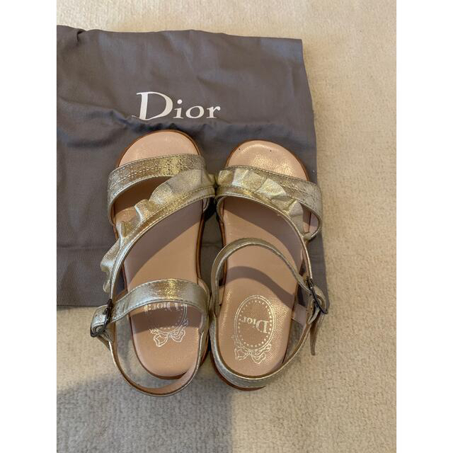 baby Dior(ベビーディオール)のベビーディオール　サンダル　26  16cm 17cm キッズ/ベビー/マタニティのキッズ靴/シューズ(15cm~)(サンダル)の商品写真