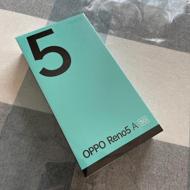OPPO Reno 5 a SIMフリー 新品未開封 ブルー デュアルsim