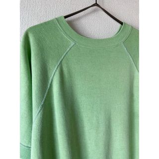 珍カラー vintage 50s 60s ミントグリーン 半袖 スウェットシャツ