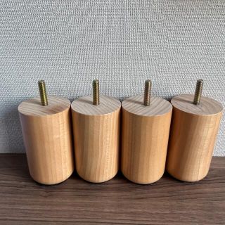 ムジルシリョウヒン(MUJI (無印良品))の無印良品　木製脚　ナチュラル　10センチ(その他)