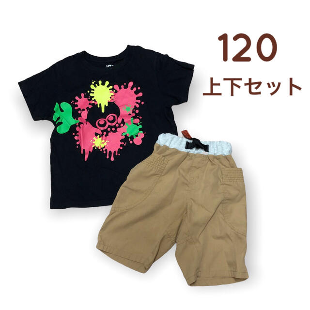 UNIQLO - 半袖Tシャツ ハーフパンツ 120 セット 上下 男の子 半ズボンの通販 by Le lien｜ユニクロならラクマ