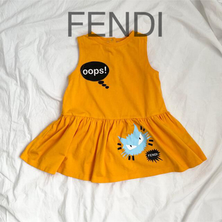 フェンディ(FENDI)の【専用】FENDI kidsワンピース 18M(ワンピース)