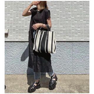 ZARA 新品 タグ付き 2way ファブリック トートバッグ