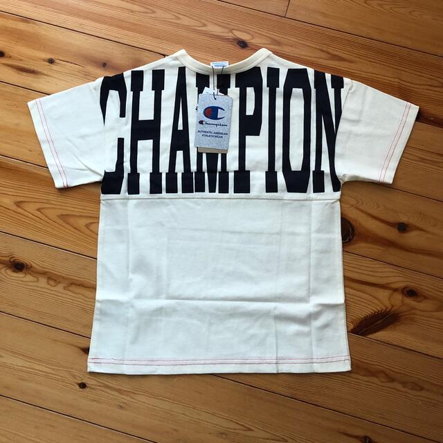 Champion(チャンピオン)の専用☆新品タグ付きF.O.KIDS×Champion バックロゴデザインTシャツ キッズ/ベビー/マタニティのキッズ服男の子用(90cm~)(Tシャツ/カットソー)の商品写真