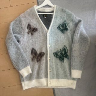 needles nubian mohair cardigan パピヨン