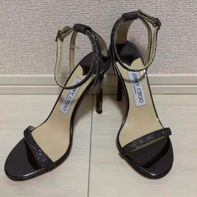 ジミーチュウ　JIMMY CHOO グリッター サンダル