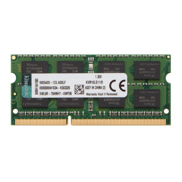 キングストン　DDR3L - 1600MHz　8GB × 2枚　合計 16GB