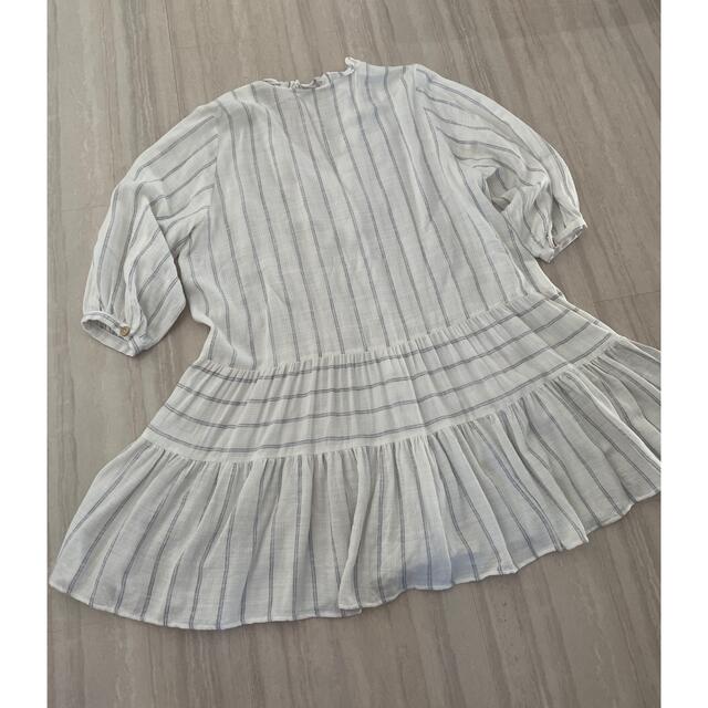 ZARA(ザラ)のZARAチュニックブラウス　Lサイズ レディースのトップス(チュニック)の商品写真