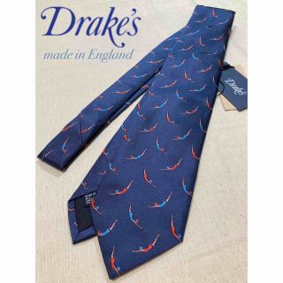 ドレイクス(DRAKES)の【新品•未使用】Drake's／ドレイクス／ネクタイ／モチーフ柄／飛び込み(ネクタイ)