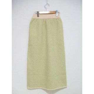 ビューティアンドユースユナイテッドアローズ(BEAUTY&YOUTH UNITED ARROWS)のROKU 6 BEAUTY&YOUTH JACQUARD KNIT SKIRT ジャガードニットスカート グリーン ベージュ レディース ロクビューティアンドユース【中古】2-0619M▲(その他)