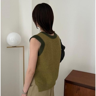 CLANE - double face no sleeve knit tops☆CLANEの通販 by 大幅値下げ ...