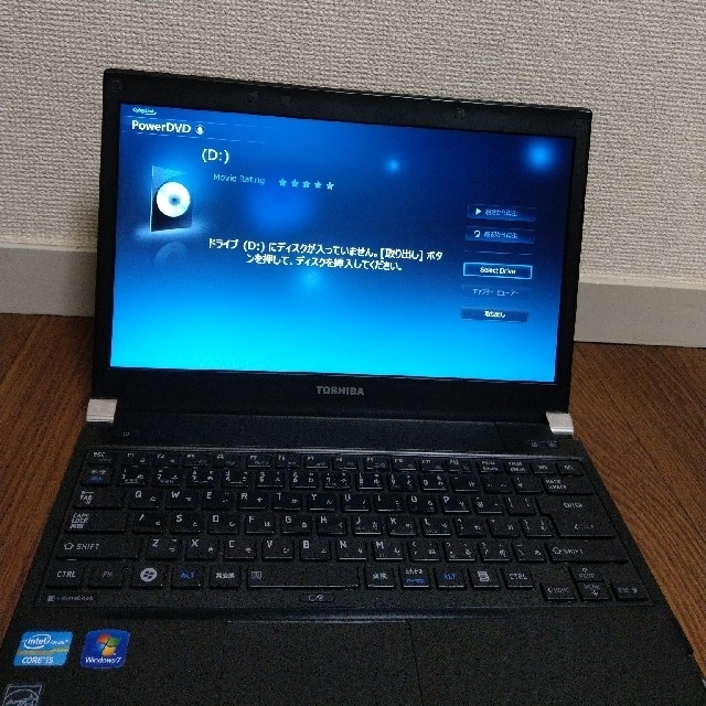 東芝(トウシバ)の東芝軽量ノートパソコン★Core i5 & 8GBメモリ♪ Office入り スマホ/家電/カメラのPC/タブレット(ノートPC)の商品写真