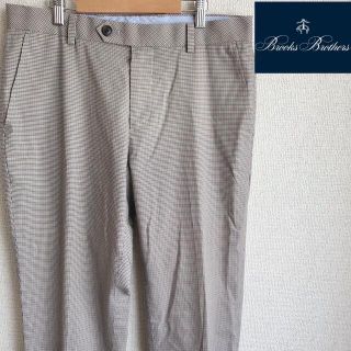 ブルックスブラザース(Brooks Brothers)のBROOKS BROTHERS チェック　スラックス　パンツ　32/32(スラックス)