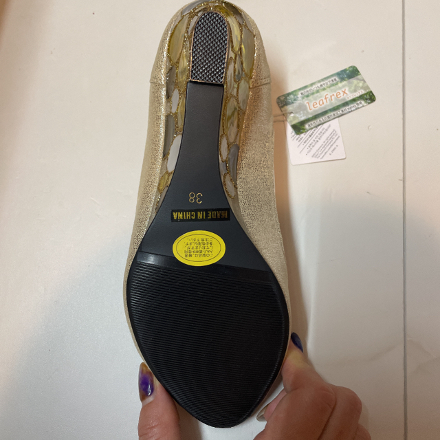 アキ12様専用　エンチャンテッド　オープントゥ　パンプス　24㎝ レディースの靴/シューズ(ハイヒール/パンプス)の商品写真