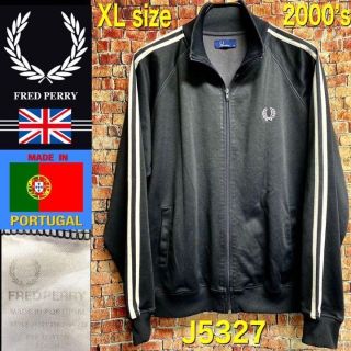 フレッドペリー(FRED PERRY)の2000's★ FRED PERRY★ Track Jacket★J5327 黒(ジャージ)