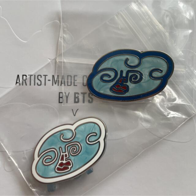 BTS テテ V ブローチ 雲 アーティストメイド-hybridautomotive.com
