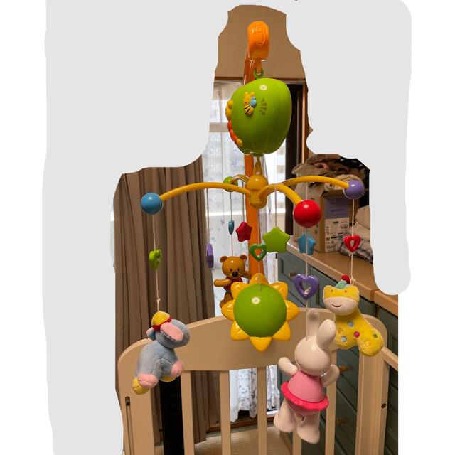 西松屋 スマイルメリーDX キッズ/ベビー/マタニティのおもちゃ(オルゴールメリー/モービル)の商品写真