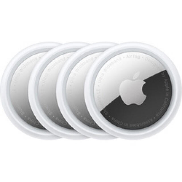 Apple(アップル)のApple AirTag 本体2個 エアタグ 未使用新品 スマホ/家電/カメラのスマホアクセサリー(その他)の商品写真