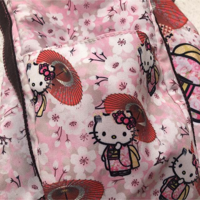 ハローキティ - ハローキティ DEARISIMO コラボバッグ 着物 和装 桜