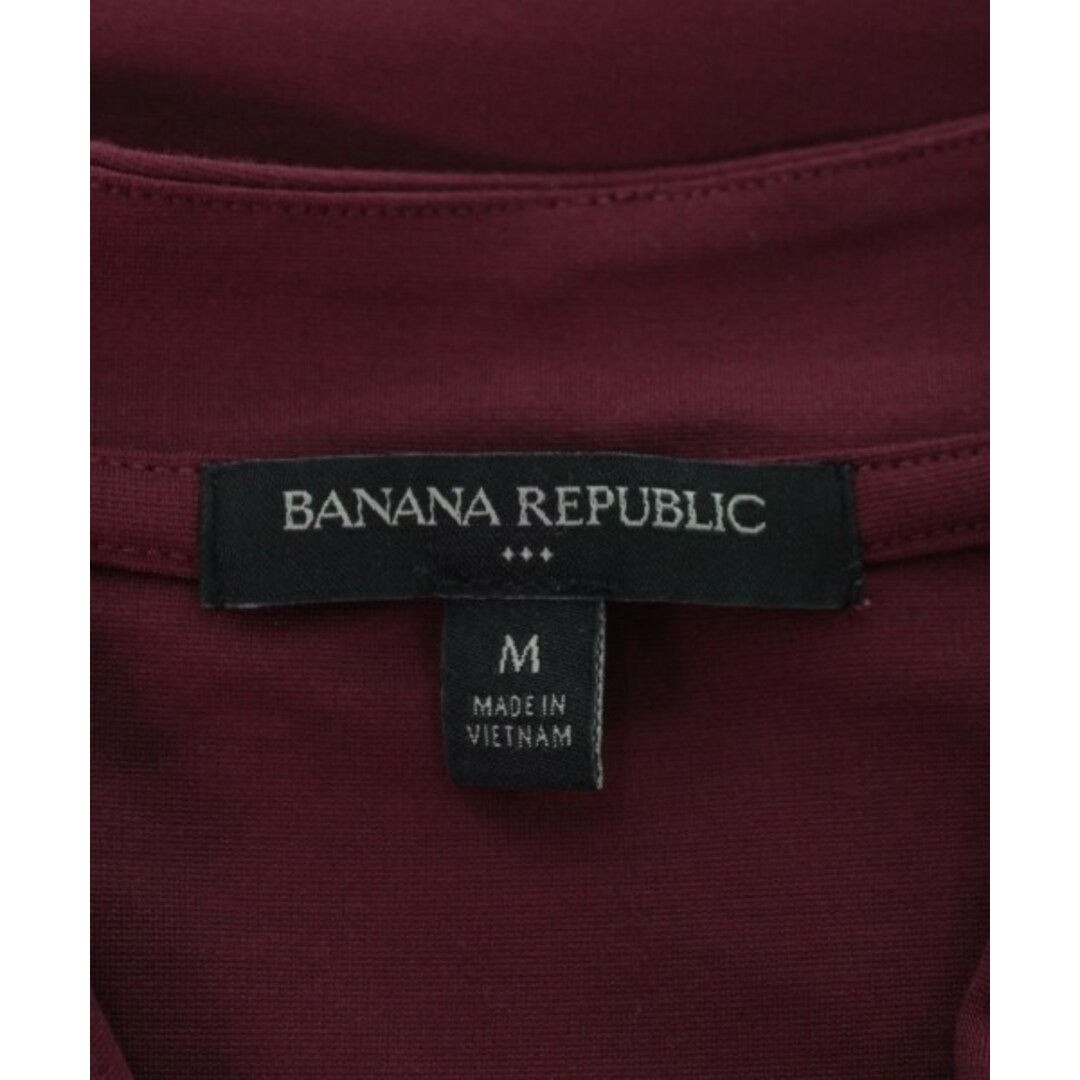 Banana Republic(バナナリパブリック)のBANANA REPUBLIC Tシャツ・カットソー M エンジ系 【古着】【中古】 レディースのトップス(カットソー(半袖/袖なし))の商品写真