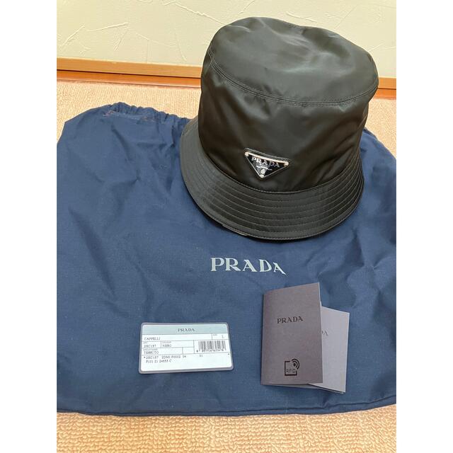 PRADA(プラダ)の美品 プラダ バケットハット レディースの帽子(ハット)の商品写真