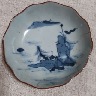 骨董品　江戸？　明治？　古伊万里？　なます皿？(陶芸)