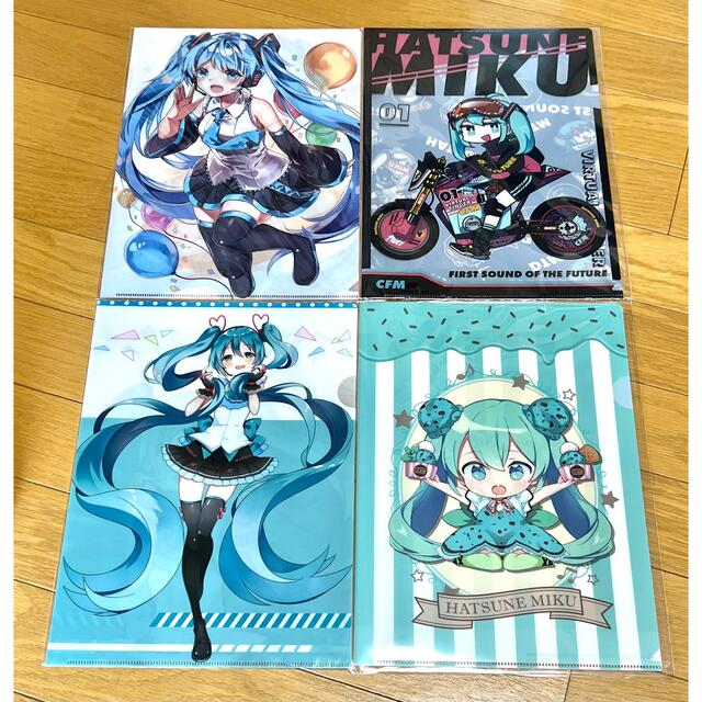 ローソン限定 初音ミク A4クリアファイル 4種セット①